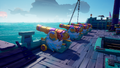 The Paradise Garden Cannons in-game.