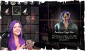 The hairdye matches the likeness of the streamer Nerdy Netty.