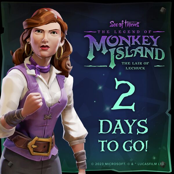 File:The Legend of Monkey Island 03 The Lair of LeChuck - 2 Days To Go - Elaine.jpg