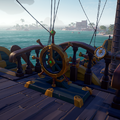 The Gold Hoarders Wheel on a Galleon.