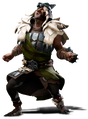Promotional image of the costume's Wulf Howl Emote.