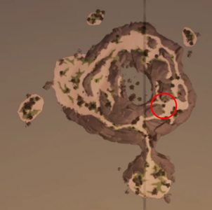 Three Skull Totem on the map