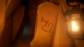 The Cave has Flameheart's markings.