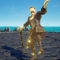 Dance of Fortune Emote with the Legendary Blessing of Athena's Fortune.