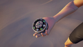 A player holding out the Compass.