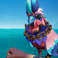 The Cockatoo with the Cockatoo Pirate Legend Outfit equipped.