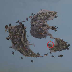 Leftovers of a Rare Fish on the map