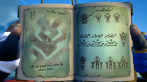 The second additional page on the Tale Book gives you a clue on what order these pillars need to be placed in. There are three rounds corresponding to each line on the page.