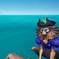 The Marmoset with the Marmoset Pirate Legend Outfit equipped.