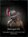 The Hat equipped.