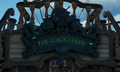 The Ship's Crest in game during the day.