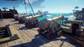 The Ceremonial Admiral Cannons on a Galleon.