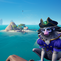 The Marmoset with the Marmoset Pirate Legend Outfit equipped.