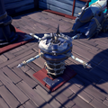 The Shrouded Ghost Hunter Capstan on a Galleon.