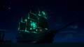 The Sails at night.