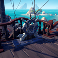 The Shrouded Ghost Hunter Wheel on a Galleon.