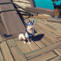 The Inu with the Inu Kraken Outfit equipped.