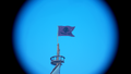 The Rogue Sea Dog Flag on a Galleon.