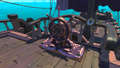 The Thriving Wild Rose Wheel on a Galleon.