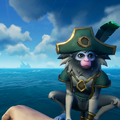 The Marmoset with the Marmoset Sovereign Outfit equipped.