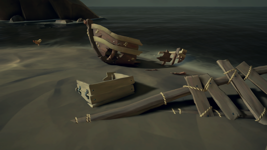 Wrecked Rowboat