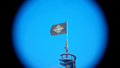 The Omen Flag on a Galleon.