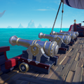 The Admiral Cannons on a Galleon.