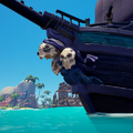 The Rogue Sea Dog Figurehead on a Galleon.
